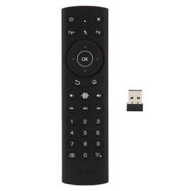 VBESTLIFE Bluetooth Voice Remote Control, Built in 6 Axes Gyroscope, Dual Mode 2.4G Backlit Voice Remote Control for TV Projector Computer(G20S PRO BT)