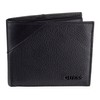 Guess Men's Leather Passcase Wallet, Black, One Size
