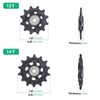 Juego de poleas de cambio trasero para bicicleta compatible con
