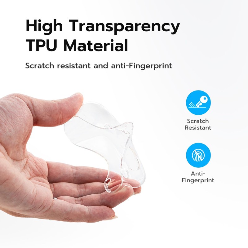 Mcbazel Durable Transparency TPU Protective Cover Case for NS Switch