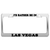 Product Express I'd Rather BE in LAS Vegas License Plate