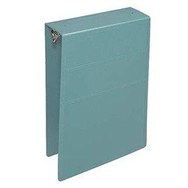 Carstens 3-Inch Heavy Duty 3-Ring Binder - Top Opening, Powder Blue, Durable Plastic, Precision No-Gap Rings, Waterproof Cover, No Pockets, Holds 400 Letter Sheets, BPA-Free, Made in USA (1754-3R)