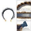TOECWEGR Braided Headband WithTooth Wide Braid Messy Hair Hoop WomenFashion