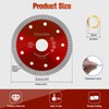 Uouteo 15 Pcs Diamond Saw Blade, 4.5 Inch Super Thin