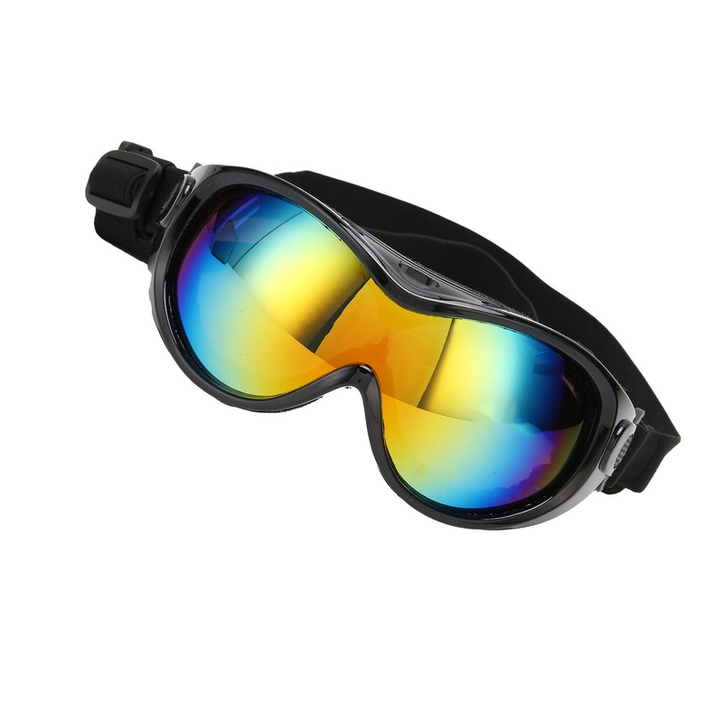 Large Dog Sunglasses UV Protection Waterproof Windproof Adjustable Dog Goggles
