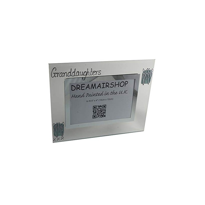 GRANDDAUGHTERS photo frame (landscape turq)