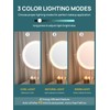 OMIRO 8.5 Inches Lighted Makeup Mirror with 3X/10X Magnifications, Double