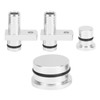 Acouto PCV Reroute Fitting Kit with Port Plug Resonator Plug,