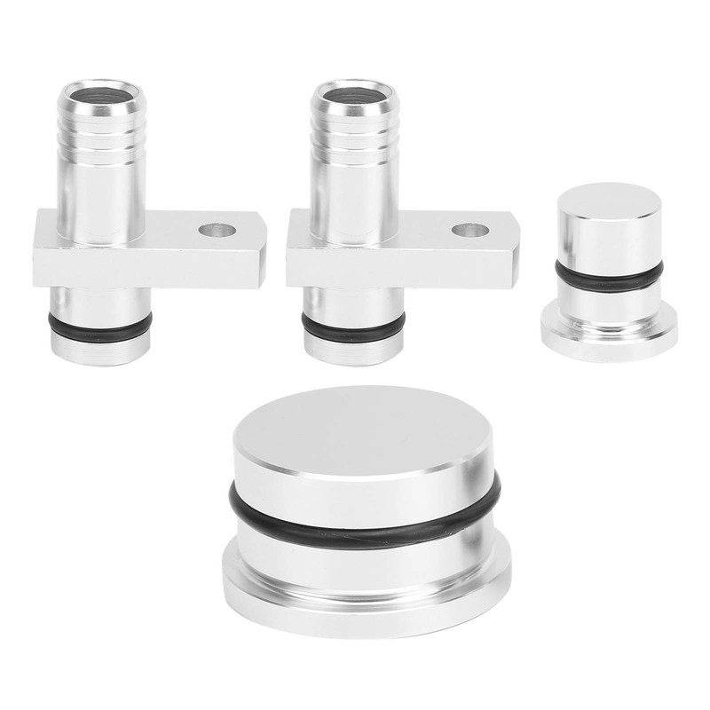 Acouto PCV Reroute Fitting Kit with Port Plug Resonator Plug,