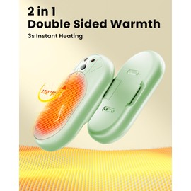 Miaton Electric Hand Warmers Rechargeable 2 Pack, Fun Gifts for Women and Children, 3000Mah*2 Portable Heater Battery Powered, Outdoor Golf Camping Gifts for Women