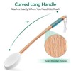 Back Lotion Applicator with 4 Replaceable Pads, Lotion Applicator for