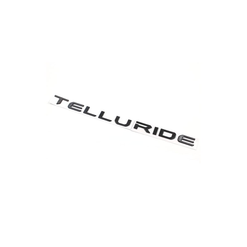 Gloss Black Telluride Rear Tailgate Emblem Letter Fit 2022-2024 Telluride