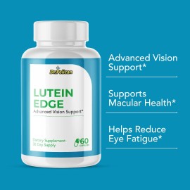 Pelican Vitamins Lutein Edge- Eye Support- 10 Bottles- 600 Capsules