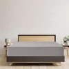 EV DEKOR Extra Deep Fitted Sheet Super King, Grey -