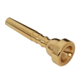 TraderPlus Replacement Gold Plated Trumpet Mouthpiece for Yamaha Bach (3C, Golden)