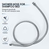 LukLoy 2 Pack Stainless Steel Shampoo Bowl Hose, 1/4" Thread