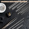PATIKIL グラファイト撹拌棒 直径0.12"(3 mm) 長さ7.5"(190.5mm) グラファイトるつぼ用インゴット溶解鋳造用 2本入り