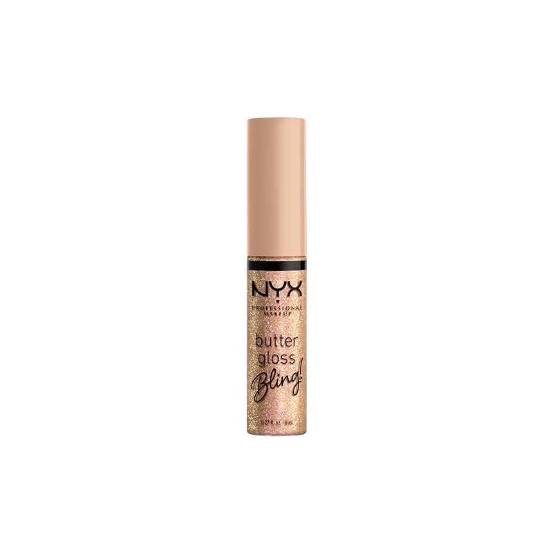 NYX Professional Makeup Butter Gloss Bling Tono The Bling (dorado),