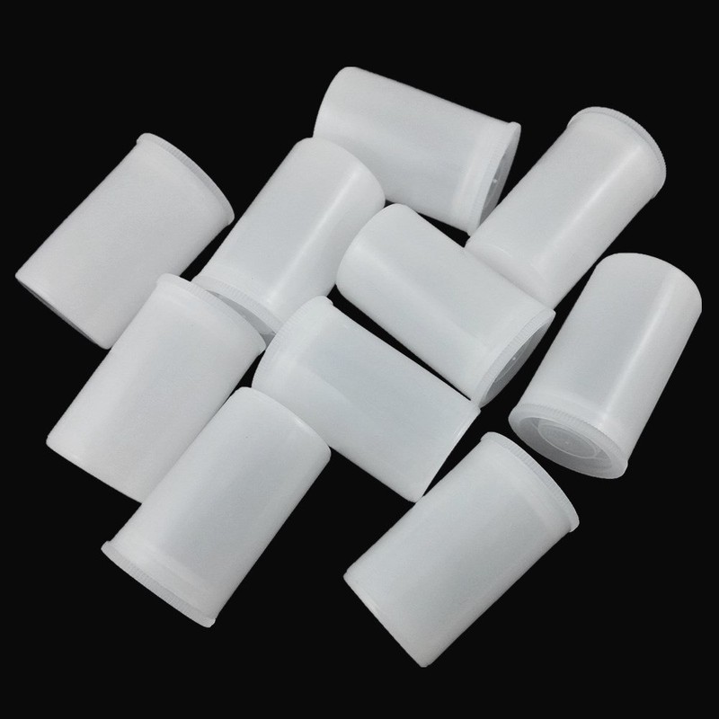 Honbay 10pcs White Plastic Film Canister Holder Small Storage Case
