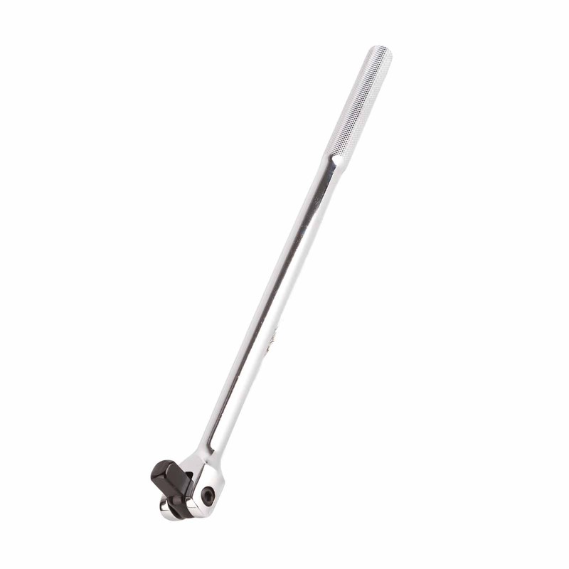 15in 1/2in Drive Breaker Bar Chrome Vanadium Steel 180 Degree