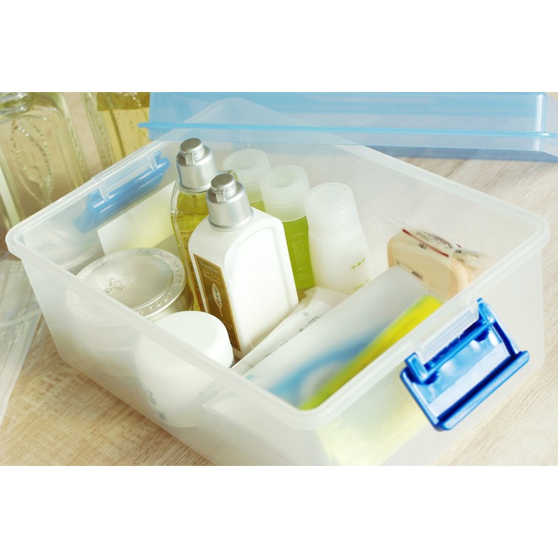 Sanko Plastic Storage Case, Vest Box, Width 6.6 x Depth