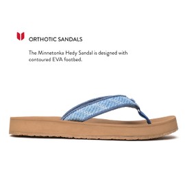 Minnetonka Hedy, Azul-Denim, 11