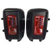 Kaiser Sistema Bafles Par De Bocinas 8 Ksr Bluetooth Recargable
