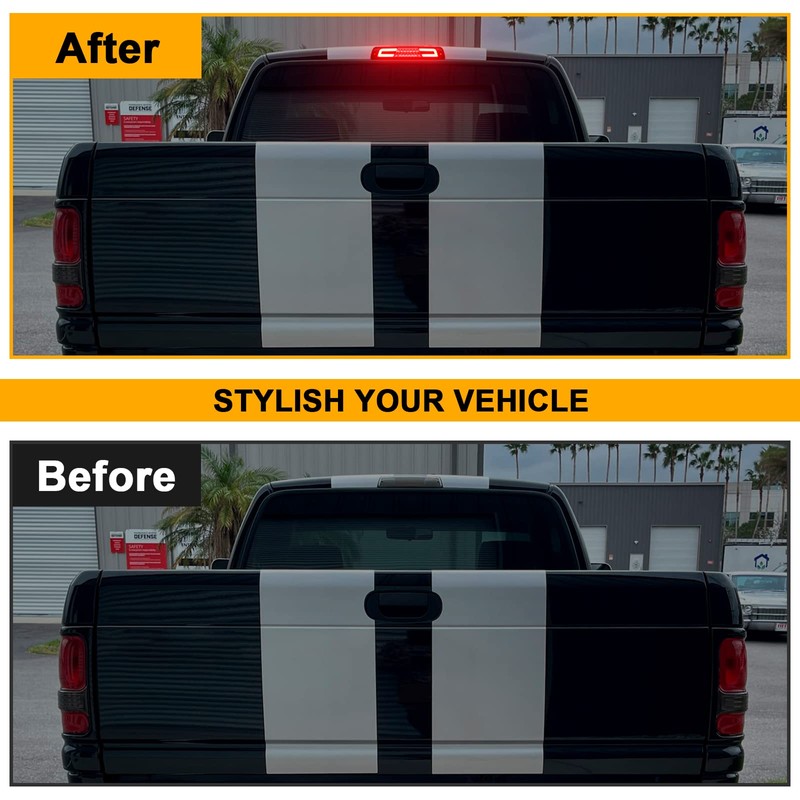 Mynoway LED 3rd Third Brake Light Replacement for Ram 1500