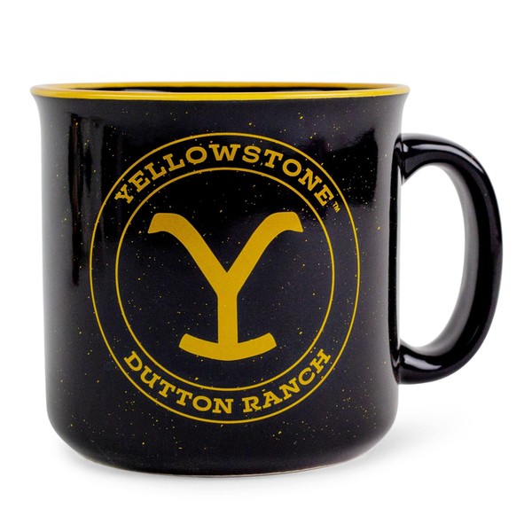 Yellowstone Dutton Ranch Taza de cerámica para caravana, sin BPA, para espresso, té, capacidad para 20 onzas