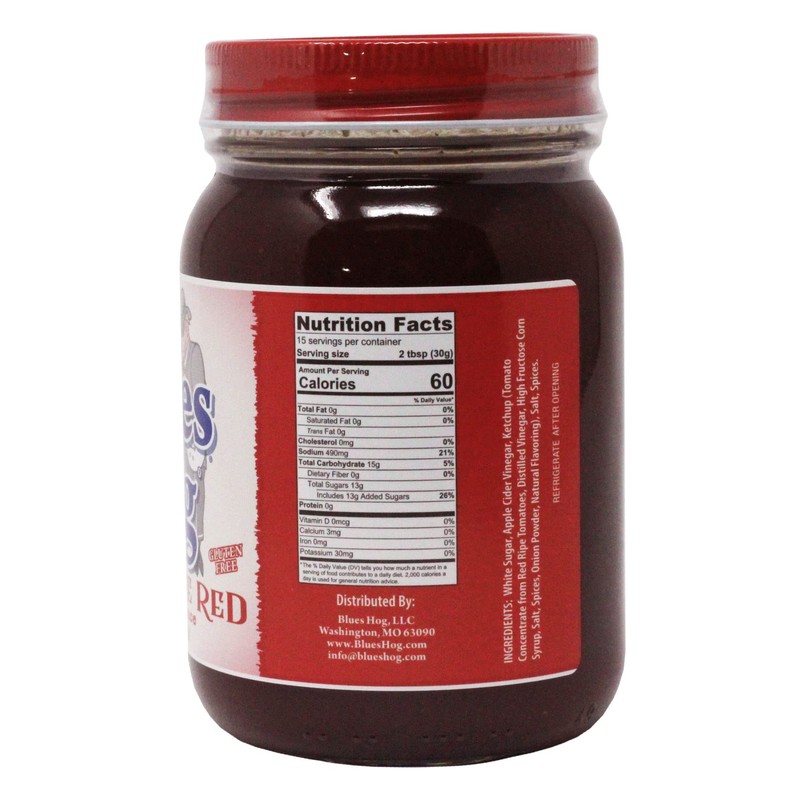 Blues Hog Tennessee Red Barbeque Sauce, Tangy Vinegar & Pepper