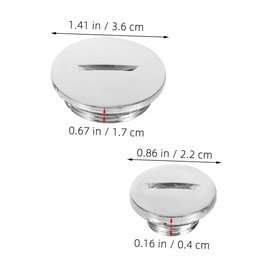 Zerodeko Motocross ATV Parts Engine Cover Cap Left Side Decorative View Holes Alloy