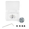 Aicosineg 2-Piece Set Internal Diameter 3mm Flange Coupling Rigid Connector