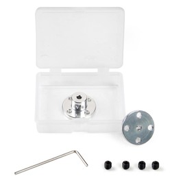 Aicosineg 2-Piece Set Internal Diameter 3mm Flange Coupling Rigid Connector Aluminum Alloy Motor Connector with Wrench and Screw for DIY Model Motor