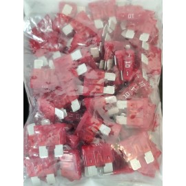 ARI 10 Pcs. ATO-10 Fuses, 10 Amp, Standard Blade, Auto, Boat, Truck, Electronics