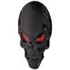 BESPORTBLE Skull Car Emblem 3D Black Metal Sticker Demon Skull