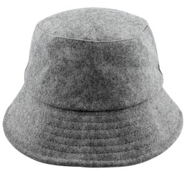 squaregarden Bucket Hats for Men Women, Woolen Outdoor Fishing Hunting Hat Sun Cap, Grey