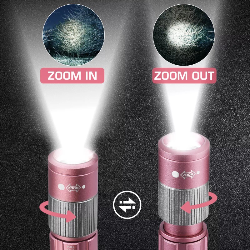 EverBrite Pen Light Rechargeable 300 Lumens Zoomable LED Memory Function