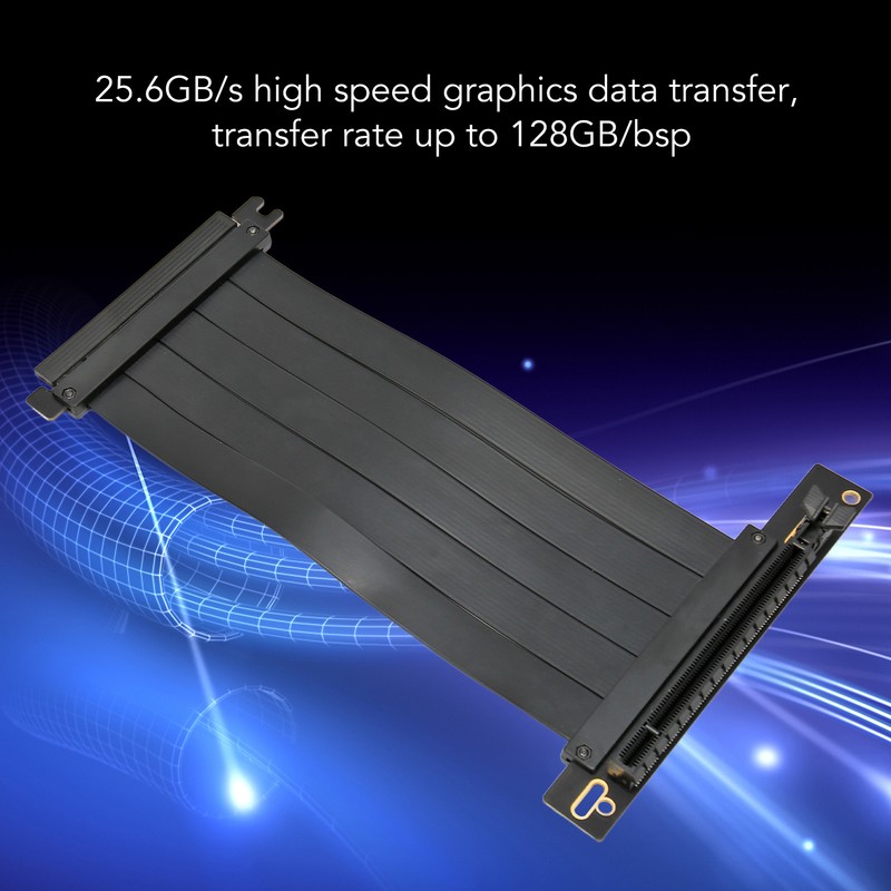 PCIE 4.0 X16 Extender Riser Cable Plug and Play High