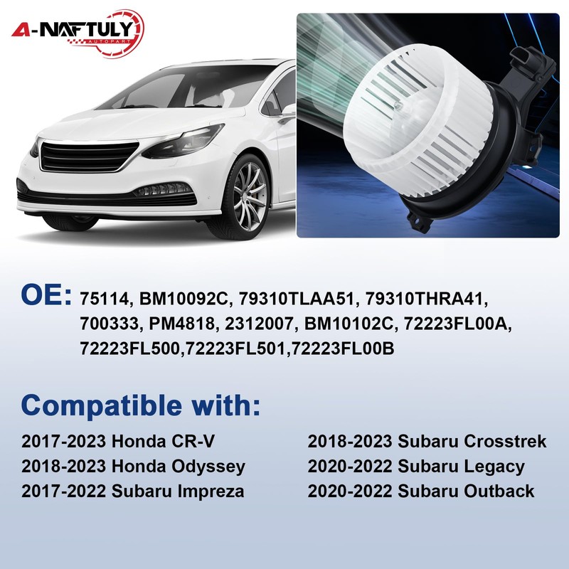 Front AC Blower Motor Fan Fits for Honda CRV CR-V