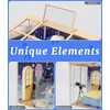 BeepZipp Starry Night Bedroom Miniature House Kit, DIY Space-Themed Dollhouse