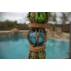 St/5 Japanese Glass Fishing Buoys 5 Assorted Colors Roped Together