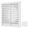 PATIKIL 5" Wall Vent, ABS Gable Vent Grille Louvered Square