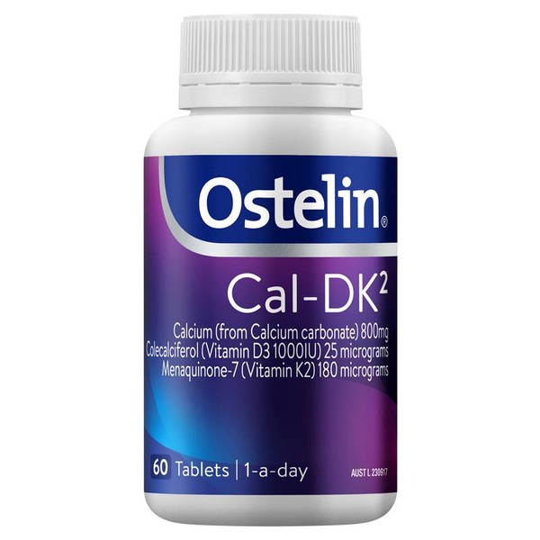 Ostelin Cal-DK2 – Calcium, Vitamin D + Vitamin K for Bone Health