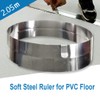 PVC Coiled Plastic Floor Soft Steel Ruler Construction Tools 2M