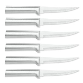 RADA Cutlery Super Parer Paring Knife – Stainless Steel Blade With Silver Aluminum Handle, 8-3/8 Inches, 6 Pack
