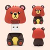 BORLTER CLAMP 16GB USB Flash Drive Cute Bear Shape Memory