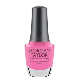 Morgan Taylor Nail Lacquer (B-Girl Style) Pink Professional Lacquer, Vibrant, Chip-Resistant, Fast-Drying, Long-Lasting, High-Shine, Perfect for Manicures & Pedicure, 0.5 ounce.