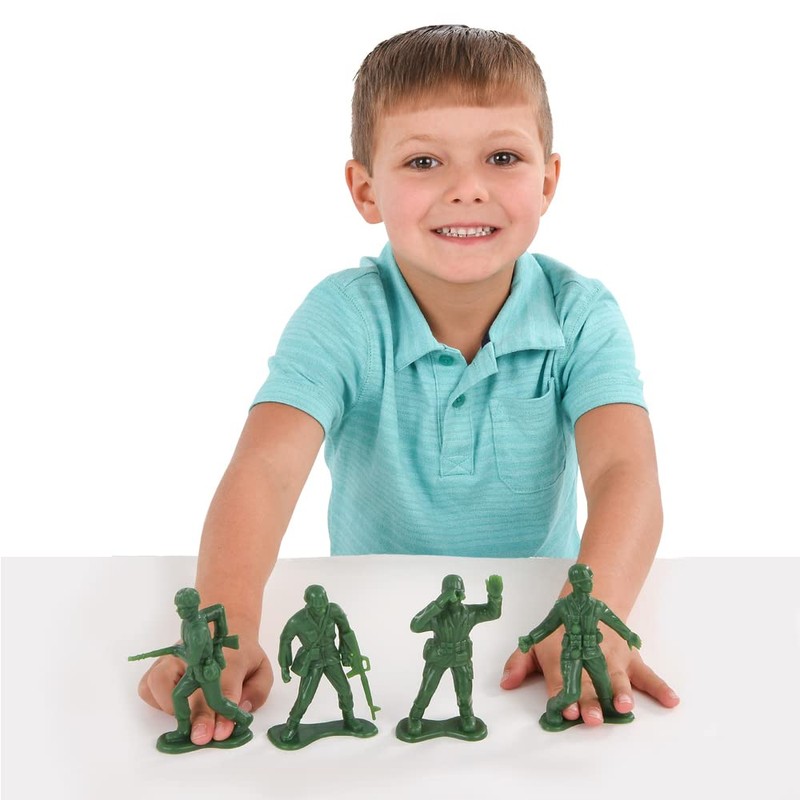 Rhode Island Novelty 10cm Army Men Set 8 Assorted Figures