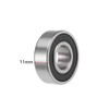 sourcing map 6202-2RS Deep Groove Ball Bearings Z2 15mm X