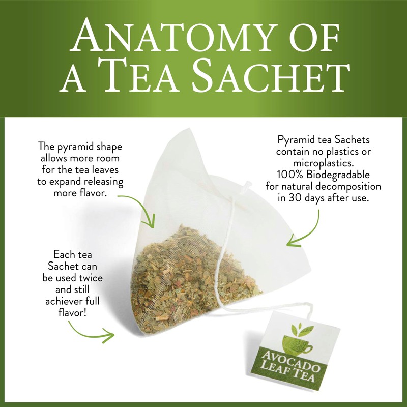 Avocado Leaf Tea – Peach Blend | 8-Pack Single Serve